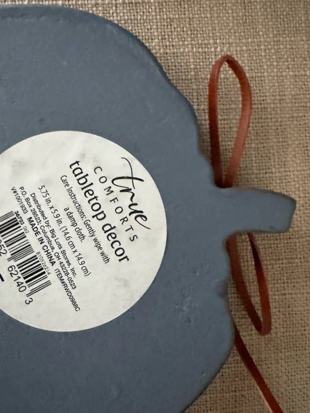 Farmhouse Fall Blue Decor pillow pumpkin set